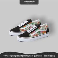 vans checker floral old skool