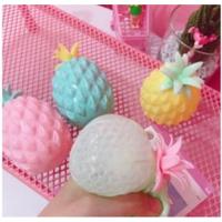 mainan anak viral fun soft pineapple anti stress fidget toys