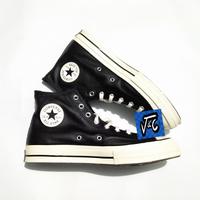 white leather converse frilly