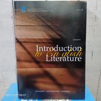 BUKU ORI Introduction To English Literature By Suharno Penerbit UT
