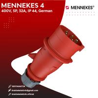 Spina Industriale Mennekes 16A 230V IP44 - Blu Per Uso Esterno E Protetto