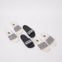 vans slippers black