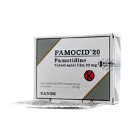 FAMOCID 20MG 1 STRIP ISI 6 TABLET / MAAG / TUKAK LAMBUNG
