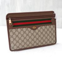 LOUIS VUITTON x SUPREME LV POCHETTE JOUR GM CLUTCH ZIP BLACK EPI CASE  FOLDER BAG