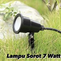 Lampu Taman Tancap Sorot 7 Watt Warm White Anti Karat IP 65