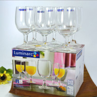 LUMINARC gelas regal / gelas kaki / 11 OZ / 33 ml / isi 6 pcs