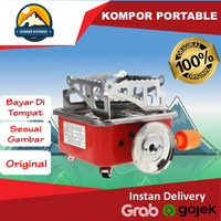 Kompor Portable Gas Portable Camping Kemping Gunung Mini Outdoor Kotak