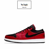 jordan 1 black red low