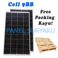 Solar Panel / Panel Surya 2pcs 150wp Mono 150wp Monocrystalline +Palet