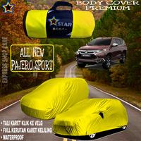 Sarung Mobil ALL NEW PAJERO SPORT Polos KUNING Body Cover PREMIUM