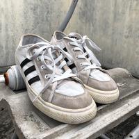 black adidas nizza platform