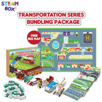 Mainan Edukasi Anak / Eksperimen - BUNDLING Transportation Series