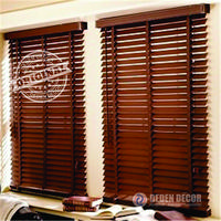 wooden blinds