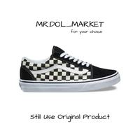 womens checkered old skool vans