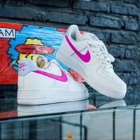 pink green blue air force 1