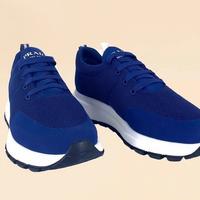 prada block sneakers black