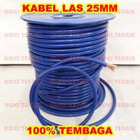 Kabel Mesin Travo Las Listrik 25mm Full Serabut Tembaga Eceran