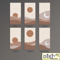Hiasan Dinding Art Nordic WallDecor Abstrak Minimalis Dekorasi Vintage