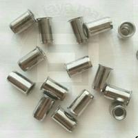 25 pcs 6-32 Flat Head Ribbed Body Steel Rivet Nuts LFS-06080R 25 pcs 6-32 Flat Head Ribbed Body Steel Rivet Nuts LFS-06080R