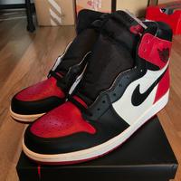 jordan 1 bred toe size 9