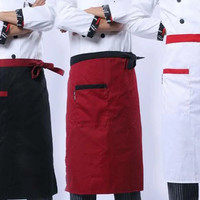 Promo Apron Chef Celemek Koki Half Setengah Badan Bahan Import