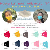 Mylittletwinkle Healthcare Masker Kain Anak usia 8 sd 12 tahun (M)