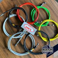Pro Braking PBK8127-WHT-GOL Front/Rear Braided Brake Line White Hose & Stainless Gold Banjos Pro Braking PBK8127-WHT-GOL Front/Rear Braided Brake Line White Hose & Stainless Gold Banjos
