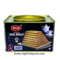 Biskuit Cookies Monde Serena Egg Roll / 1 Karton 6 Kaleng / 300gr