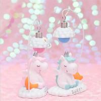 LED cloud Lampu Tidur Porcelain Dekorasi Kamar Lucu Unicorn Lampu