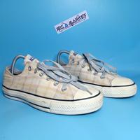 converse plaid brown