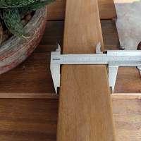 Papan Tebal Decking Kayu Ulin Kalimantan 3CM x 7CM x 150CM