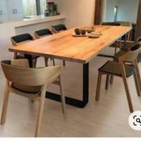 top table kayu mahoni tua sudah finising+besi holow 160x60x3cm