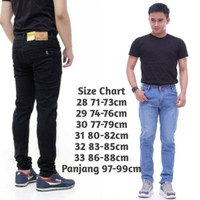 Celana Jeans Panjang Pria . Celana Jeans Pensil Pria