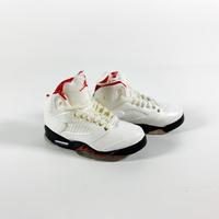 jordan 5 true white fire red