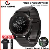 Garmin Fenix 5S Plus Sapphire Black w/ Black Band