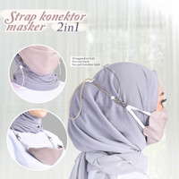 Konektor Masker 2in1 - konektor masker cantik mewah - konektor masker