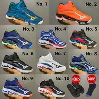 mizuno wave lightning 7 bleu