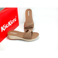 SANDAL WANITA TERBARU KIPAS COKLAT 37-40//FASHION WANITA MASA KINI