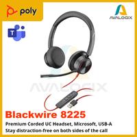 Jual Headset Poly Blackwire 8225 USB-A 