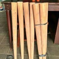 kaki meja kayu bulat 50cm
