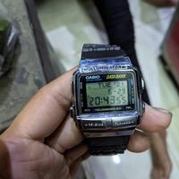 VINTAGE CASIO DB-520 Gold watch Data Bank £36.00 - PicClick UK