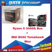 Review Processor AMD Ryzen 3400G MSI B450 Tomahawk MAX Tokopedia