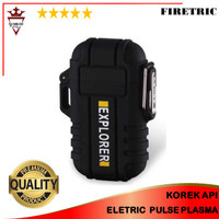 Korek api elektrik pulse plasma cross ARC Lighter Waterproof explorer