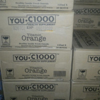 You C 1000 orange murah exp aman 1 dus isi 30 pcs pengiriman cepat