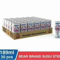 bear brand susu murni 189ml /karton (30pc)