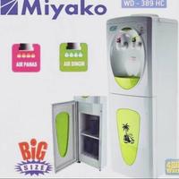 Dispenser Tinggi Galon Atas 2 Keran MIYAKO WD 389 HC