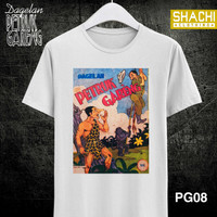 Kaos Dagelan Petruk Gareng Komik Jadul C - Premium White NSA 24s
