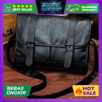 leather messenger computer bag