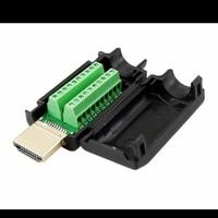 PLUG HDMI MALE MODEL TERMINAL . HARGA PER 1 PCS