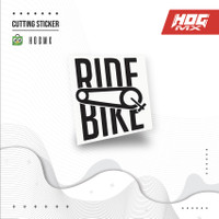 RIDE BIKE cutting sticker / stiker huruf sepeda cutting
